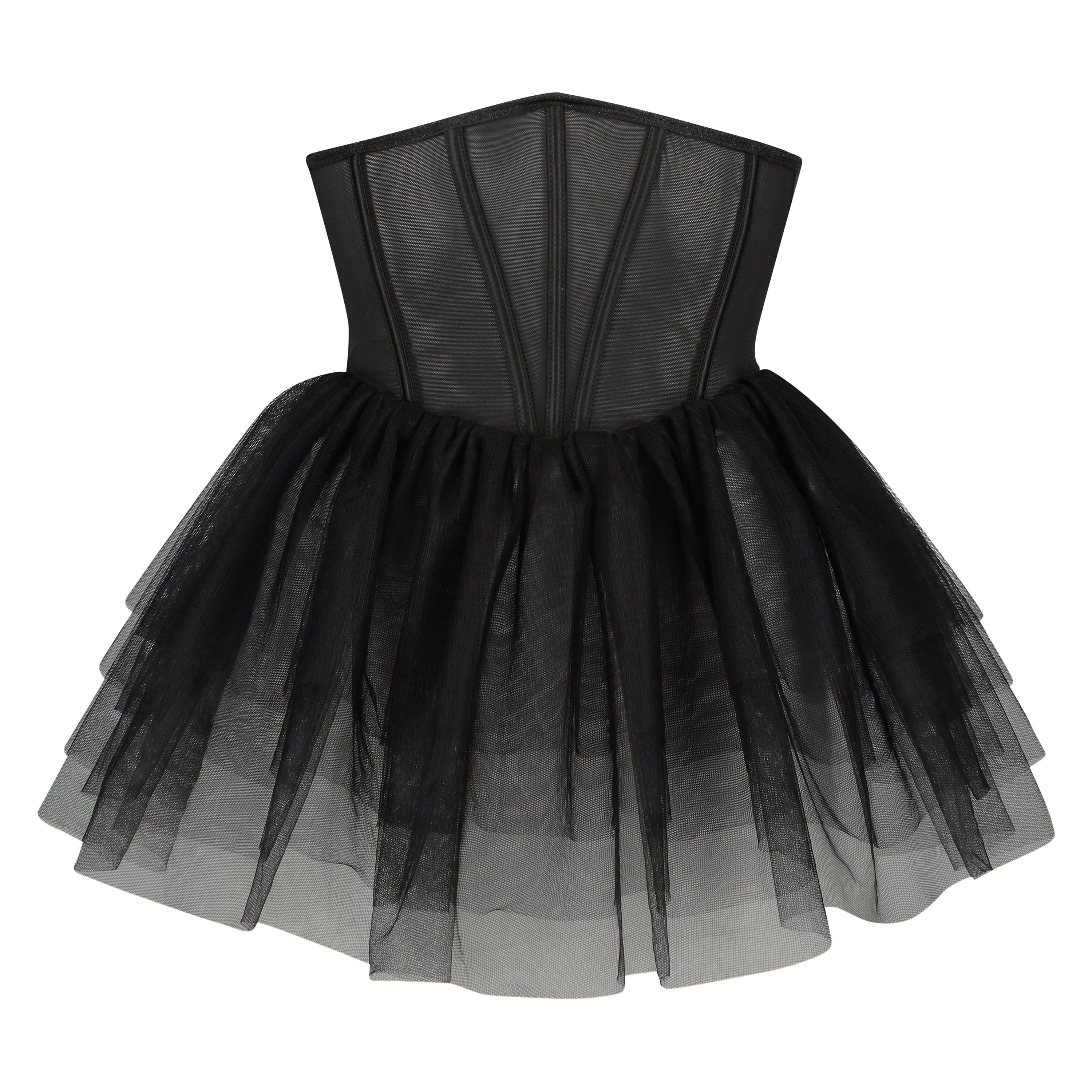 Private Tutu Corset, Black, main
