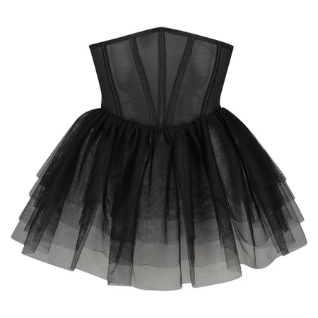 Private Tutu Corset, Black