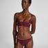 Avela Non-Padded Longline Bra, Red