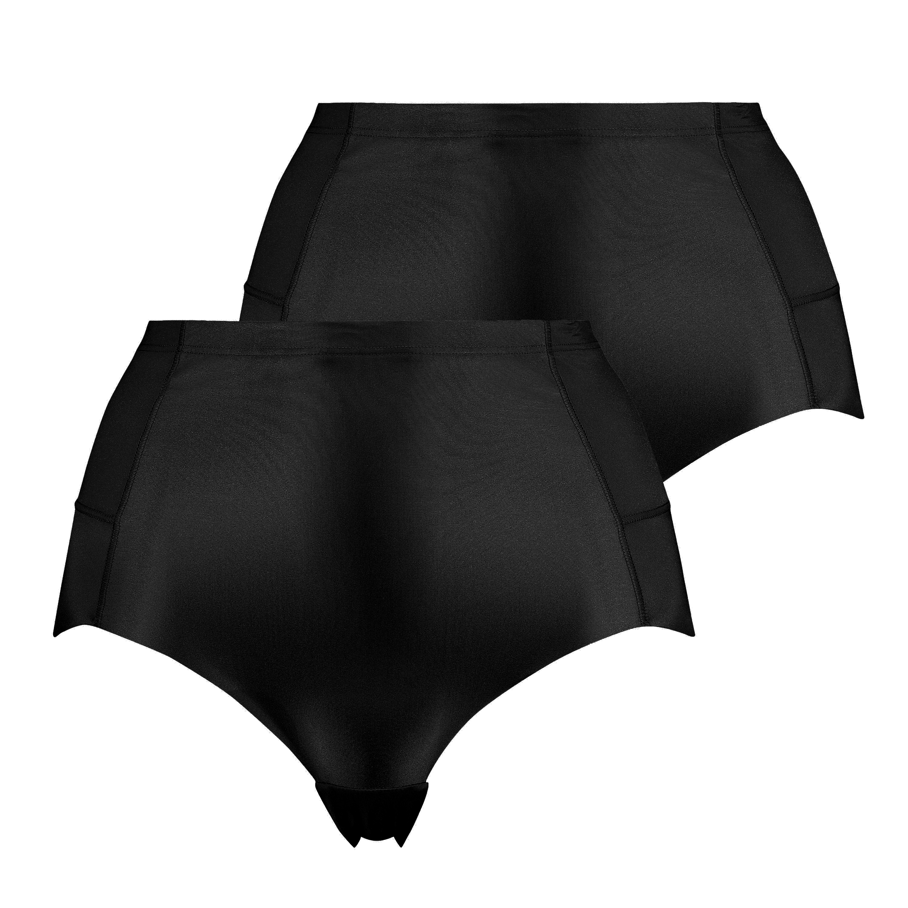 2-Pack Smoothing shaping brief, Black, main
