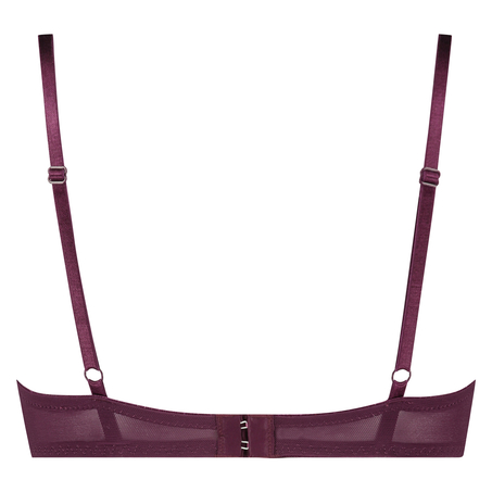 Macy padded underwired maximizer bra, Purple