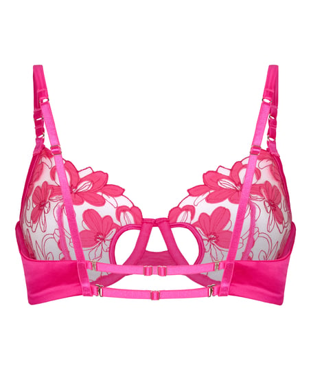 Non-Padded Underwired Bra Bearice , Pink