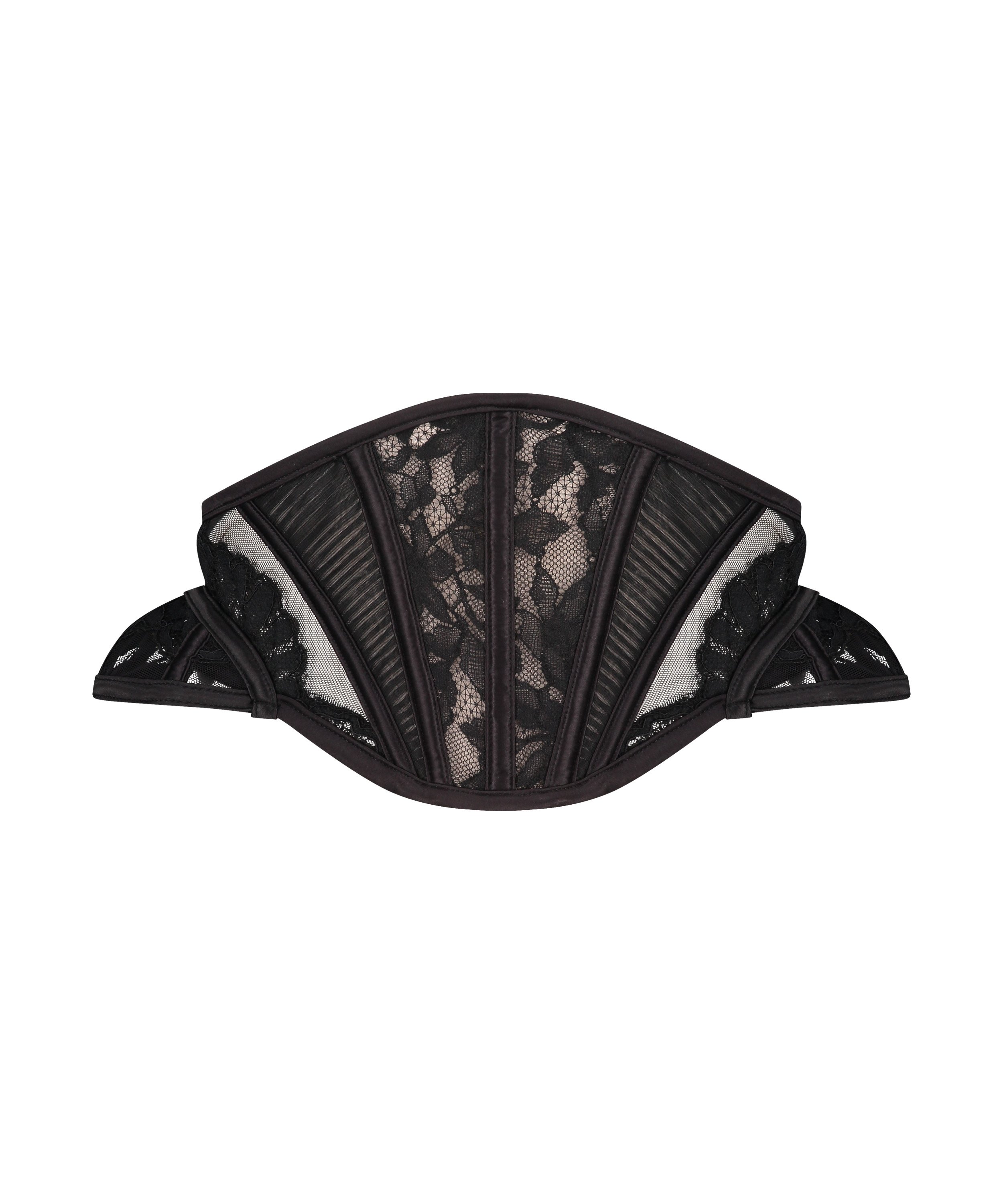 Antonia Wasp Waist Corset, Black, main