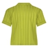 Satin Short-Sleeved Jacket, Green