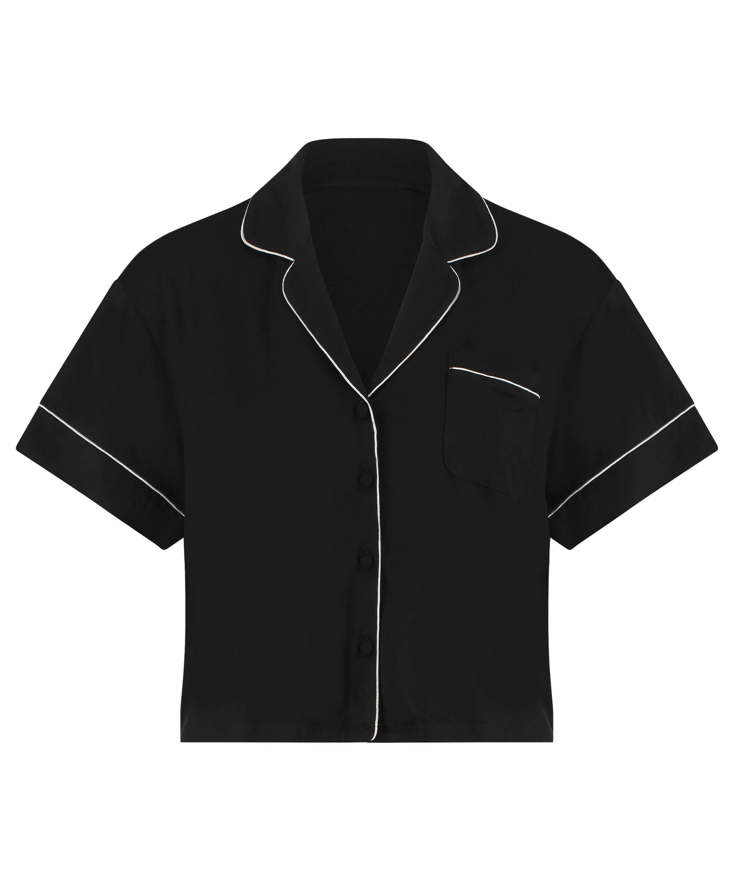 Essential Jersey Short-Sleeved Jacket, Black, main