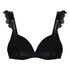 Posie Padded Underwired Push-Up Bra, Black