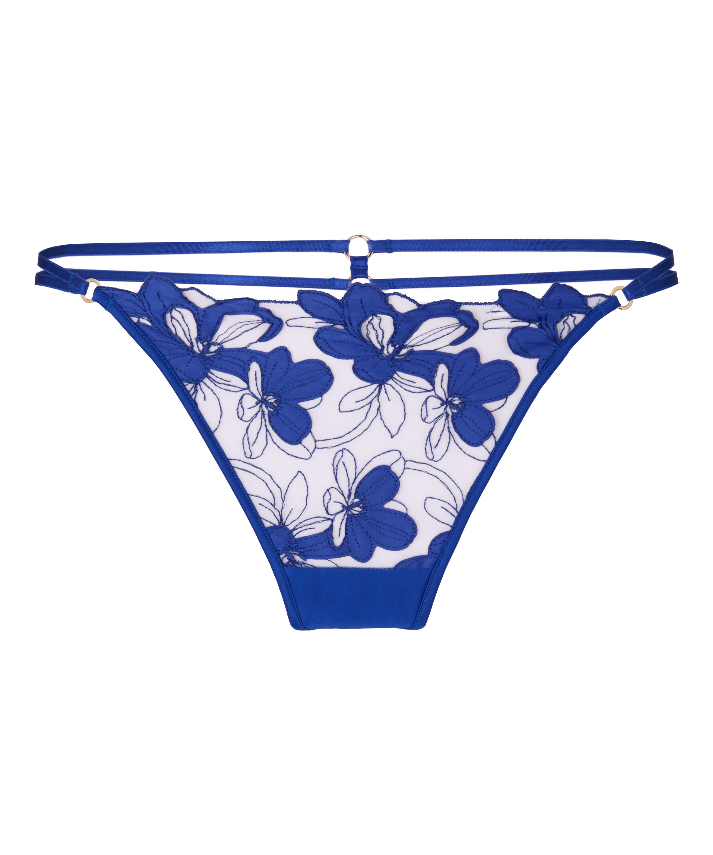 Highleg Thong Beatrice, Blue