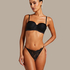 Chalice Padded Strapless Underwired Bra, Black