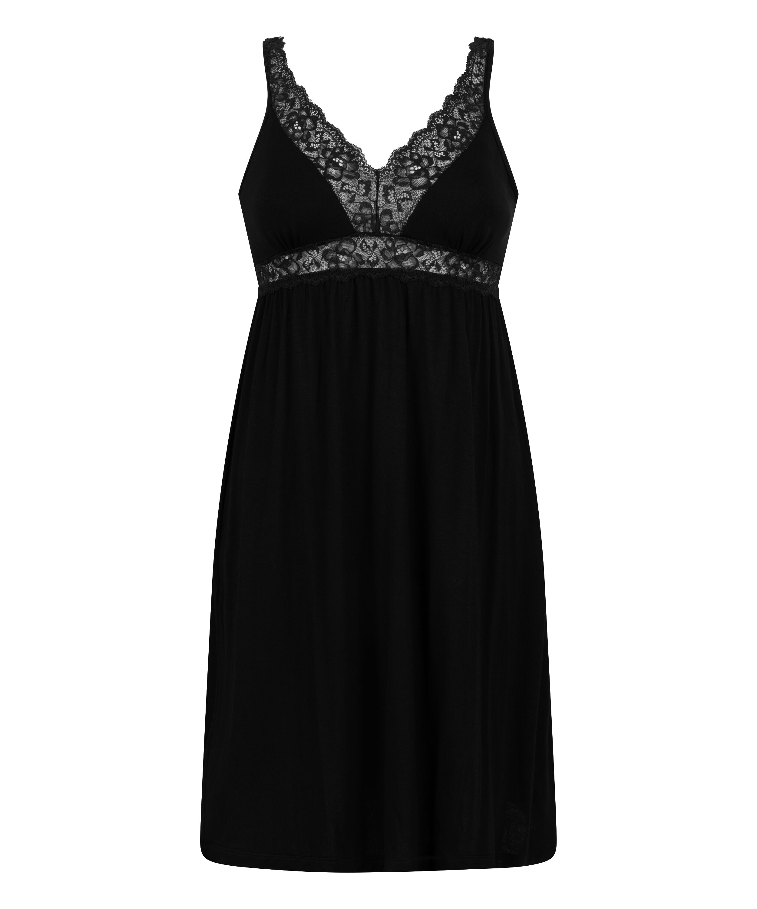 Jersey Slipdress, Black