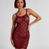 Slipdress Allover Lace, Red