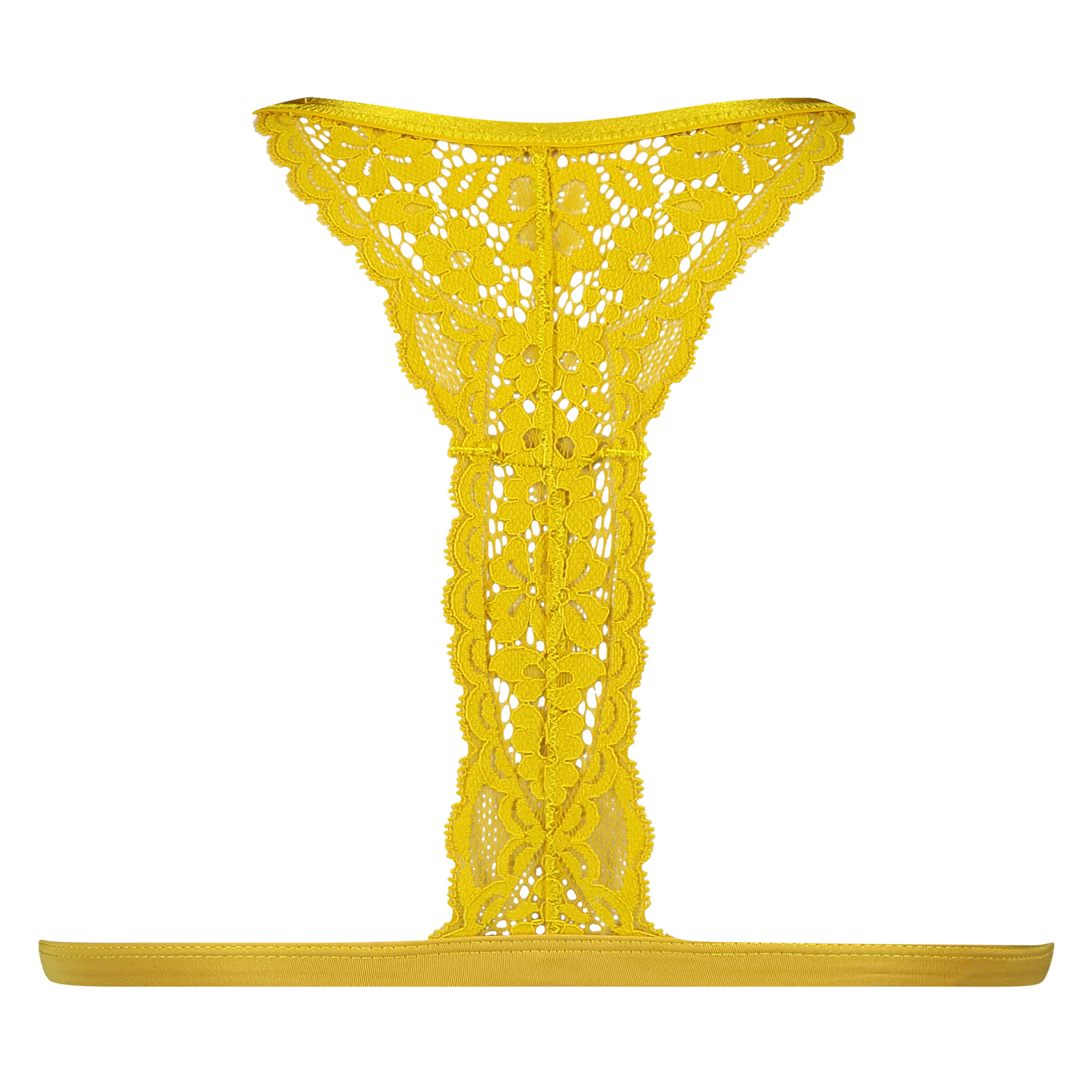 Marina Padded Triangle Bralette, Yellow, main