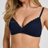 Lola Padded Non-Wired Bra, Blue
