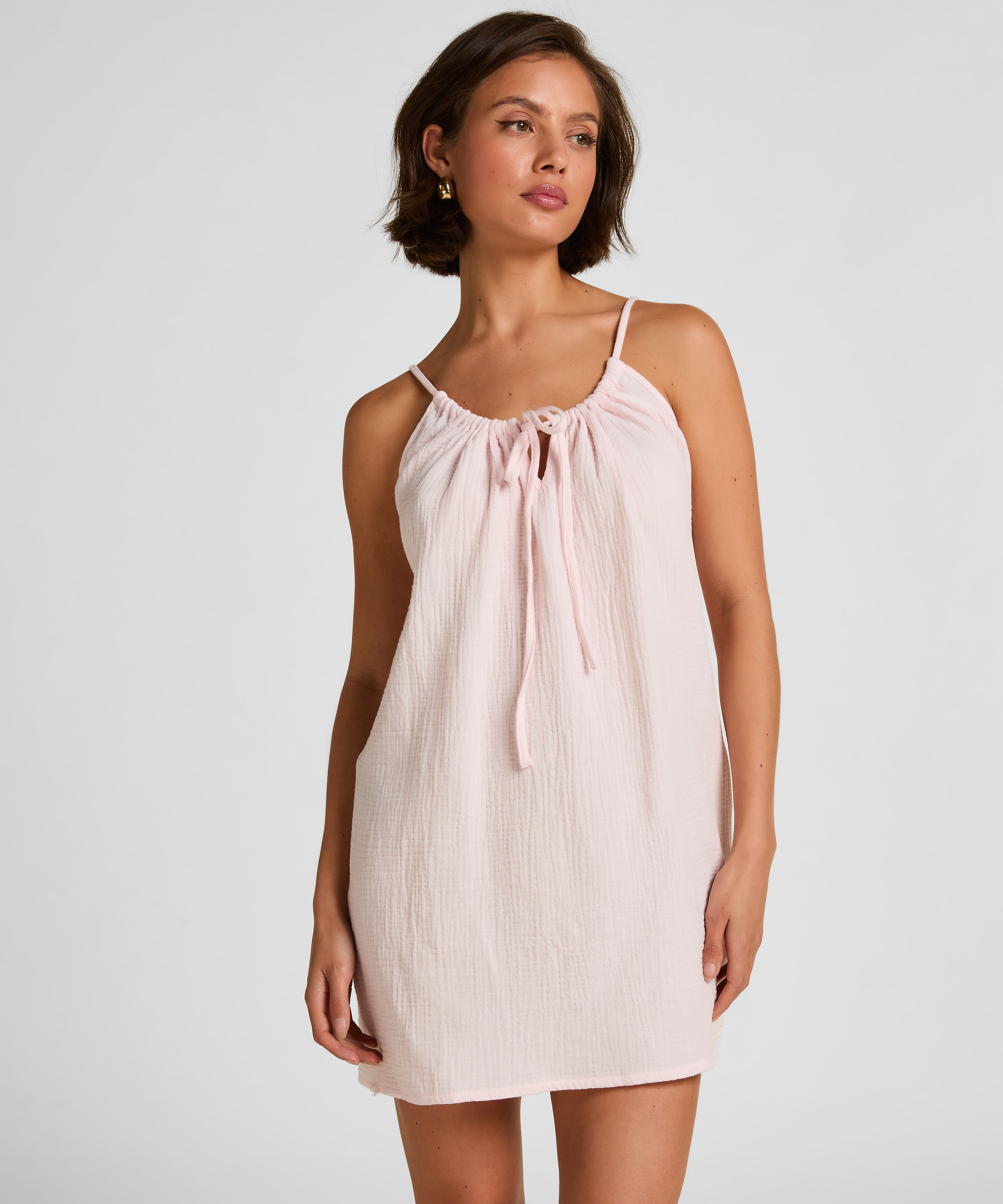 Muslin Slipdress, Pink, main