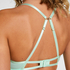 Cinnamon Non-Padded Underwired Bra, Green