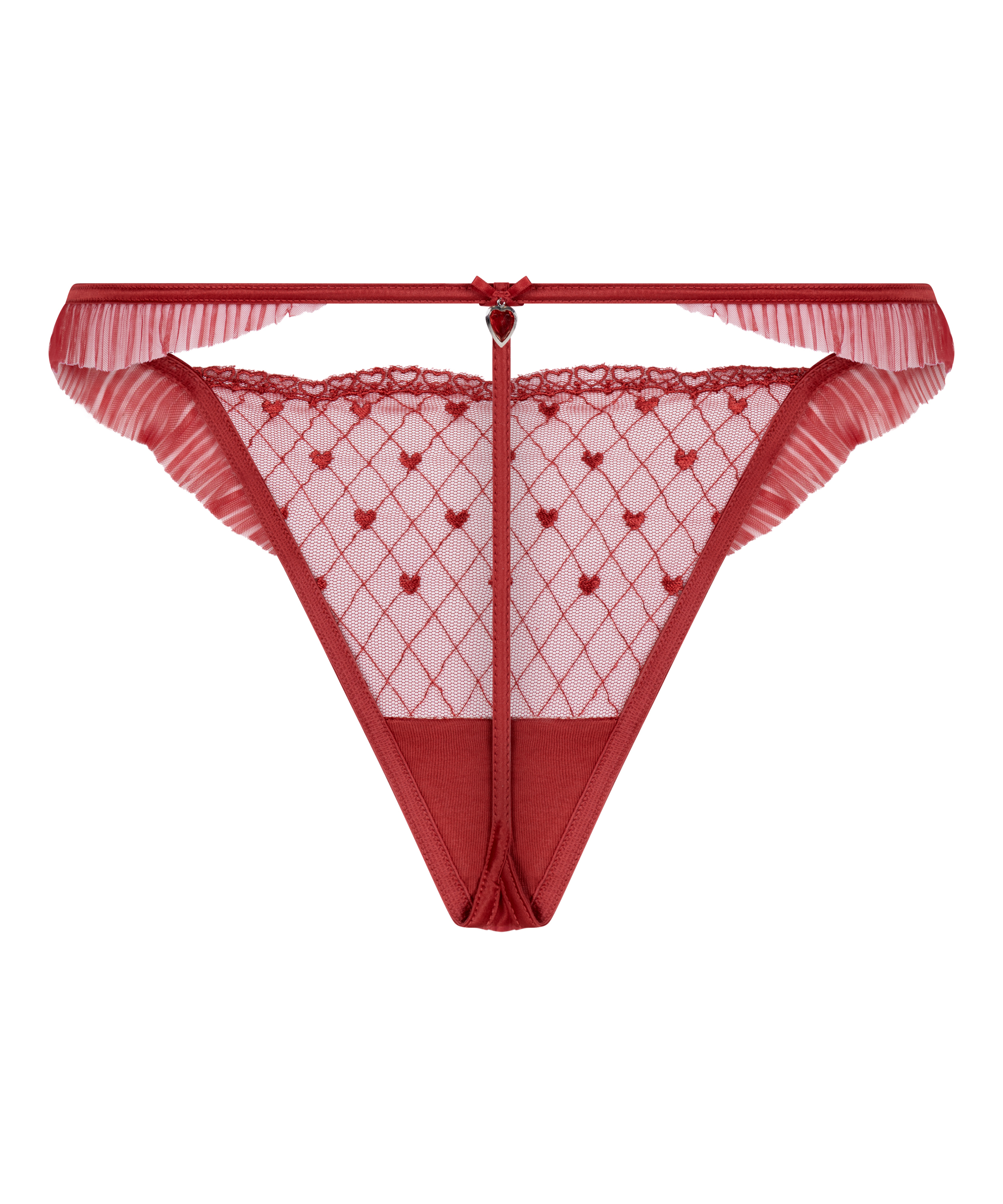 Cordelie Highleg Thong, Red, main