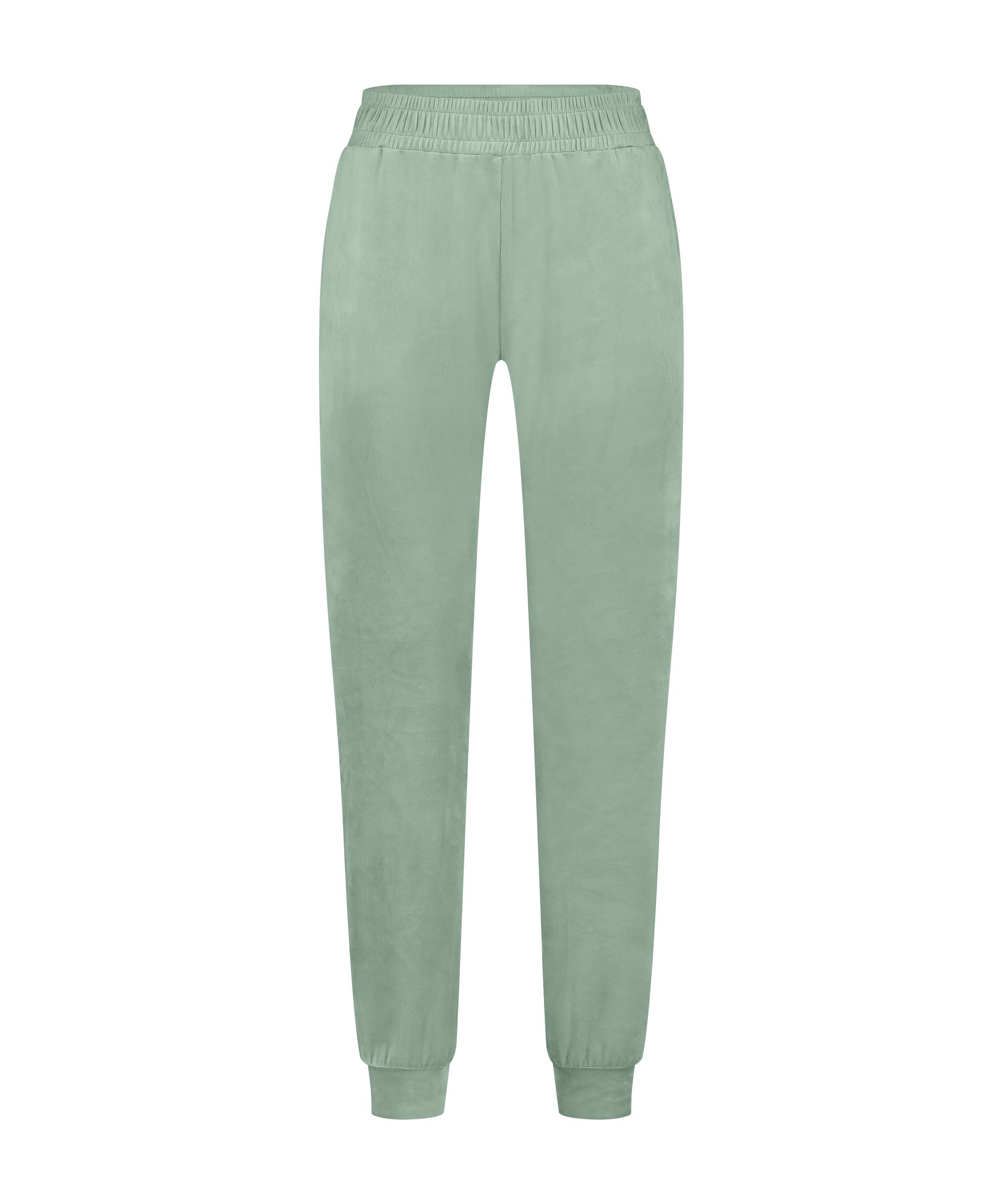 Tall Velours Jogging Bottoms, Green, main