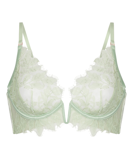 Malou Non-Padded Underwired Bra, Green