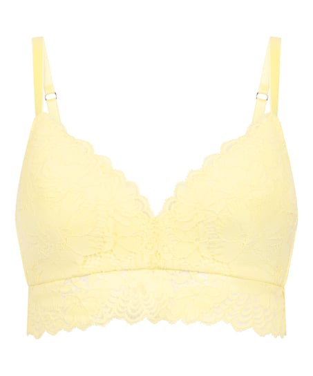 Andrea Padded Non-Wired Bra, Yellow