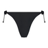 Luxe string bikini shorts, Black