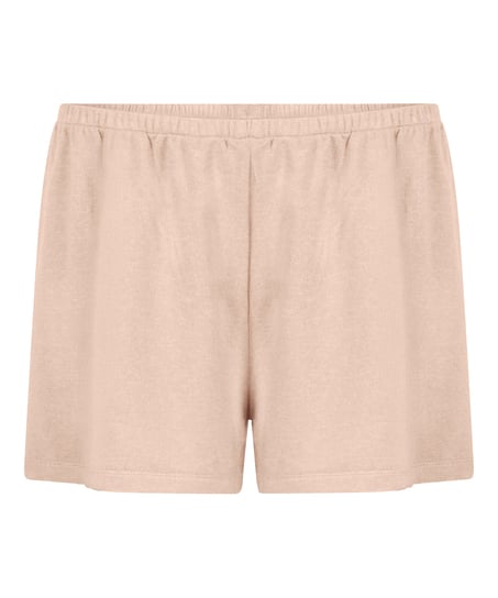 Brushed Jersey Pyjama Short, Beige