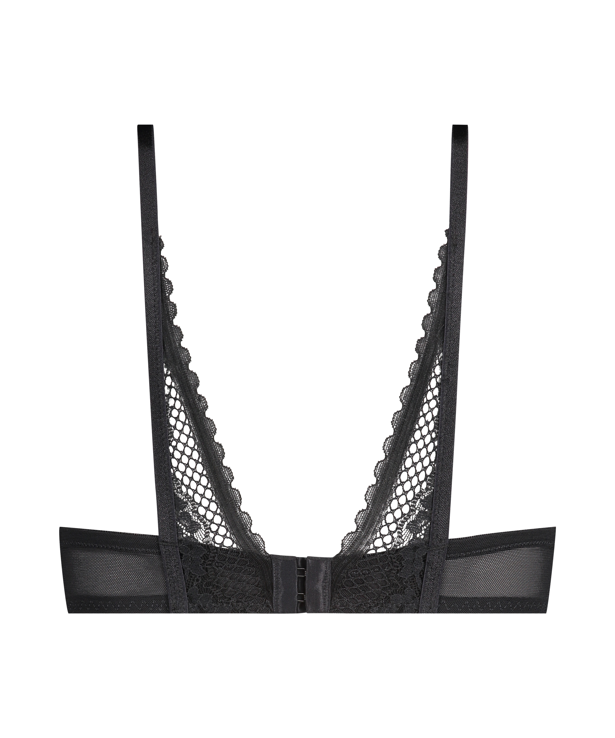 Malika Non-Padded Underwired Bra, Black, main