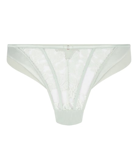 Malou Highleg Thong, Green