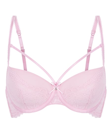 Isadora Padded Underwired Bra, Pink