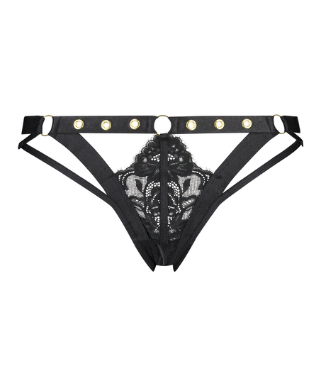 Sadie Brazilian with open crotch, Black