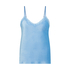 Rib Velours Cami Top, Blue