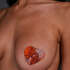 Private nipple covers Snake, Orange