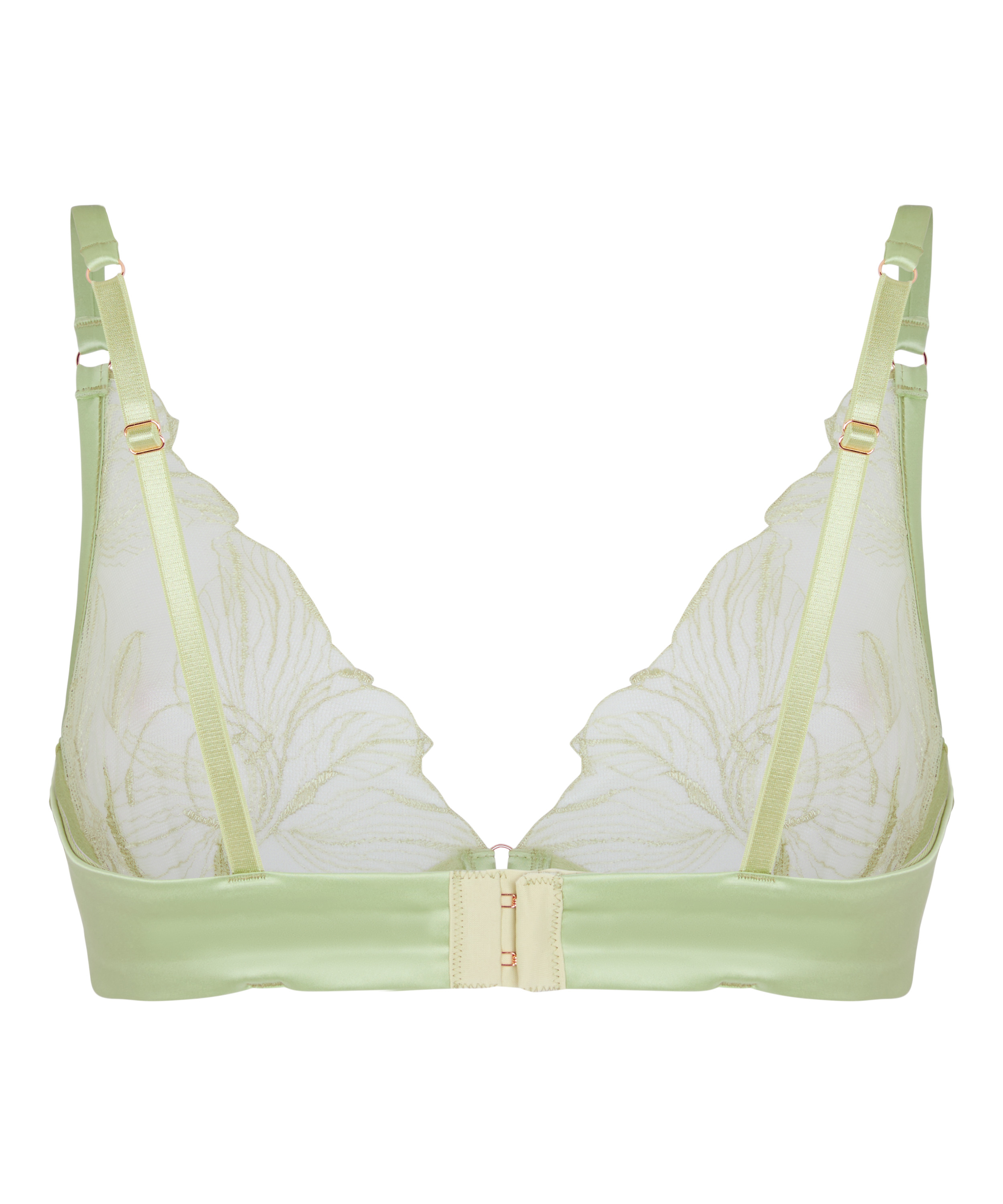 Non-Padded Underwired Bra Ellen, Green, main