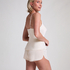 Short Satin Minimal, White
