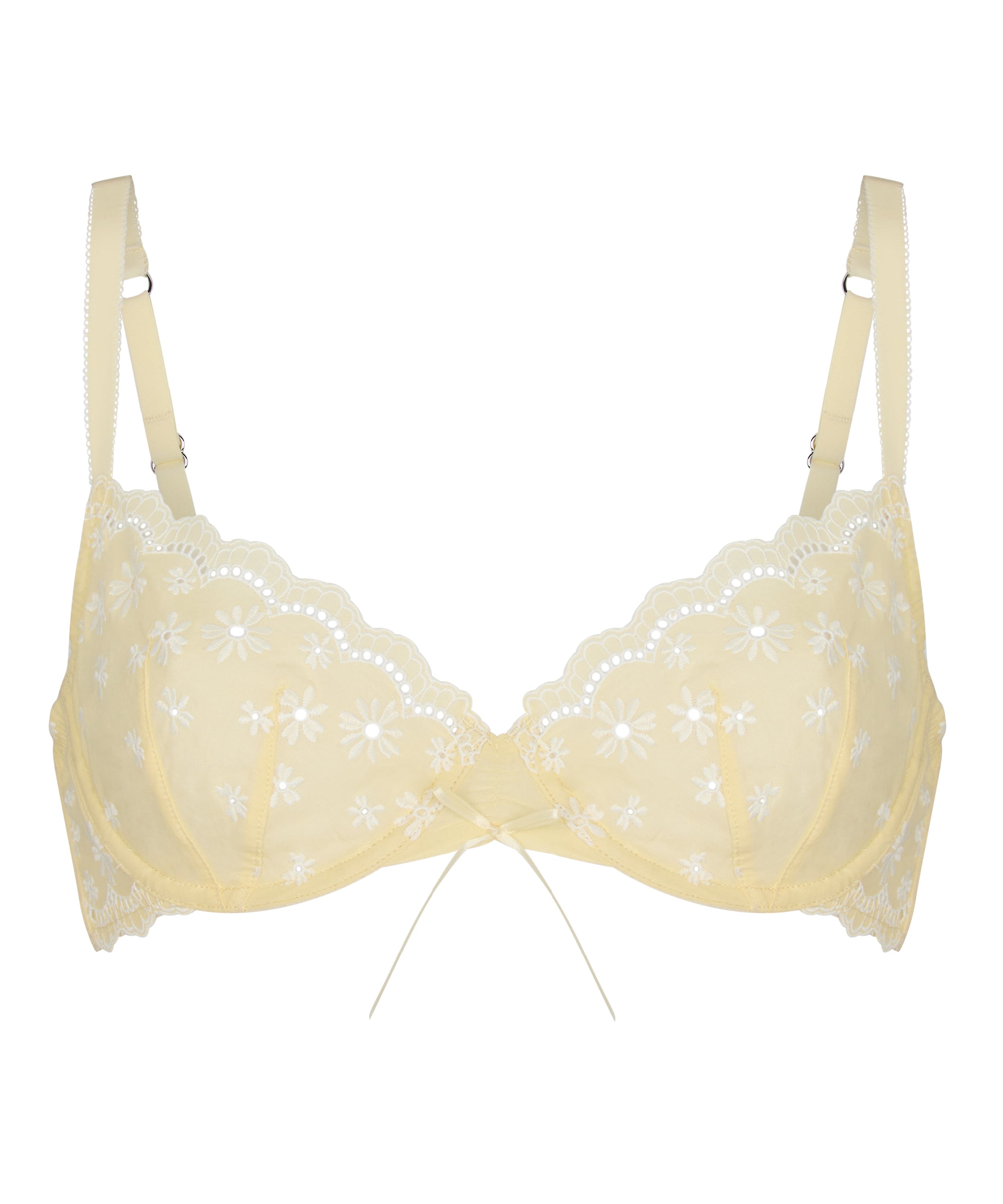 Non-Padded Underwired Bra Gaia, Yellow, main