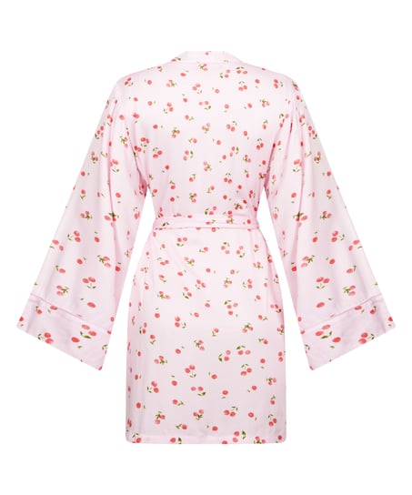 Satin Kimono, Pink