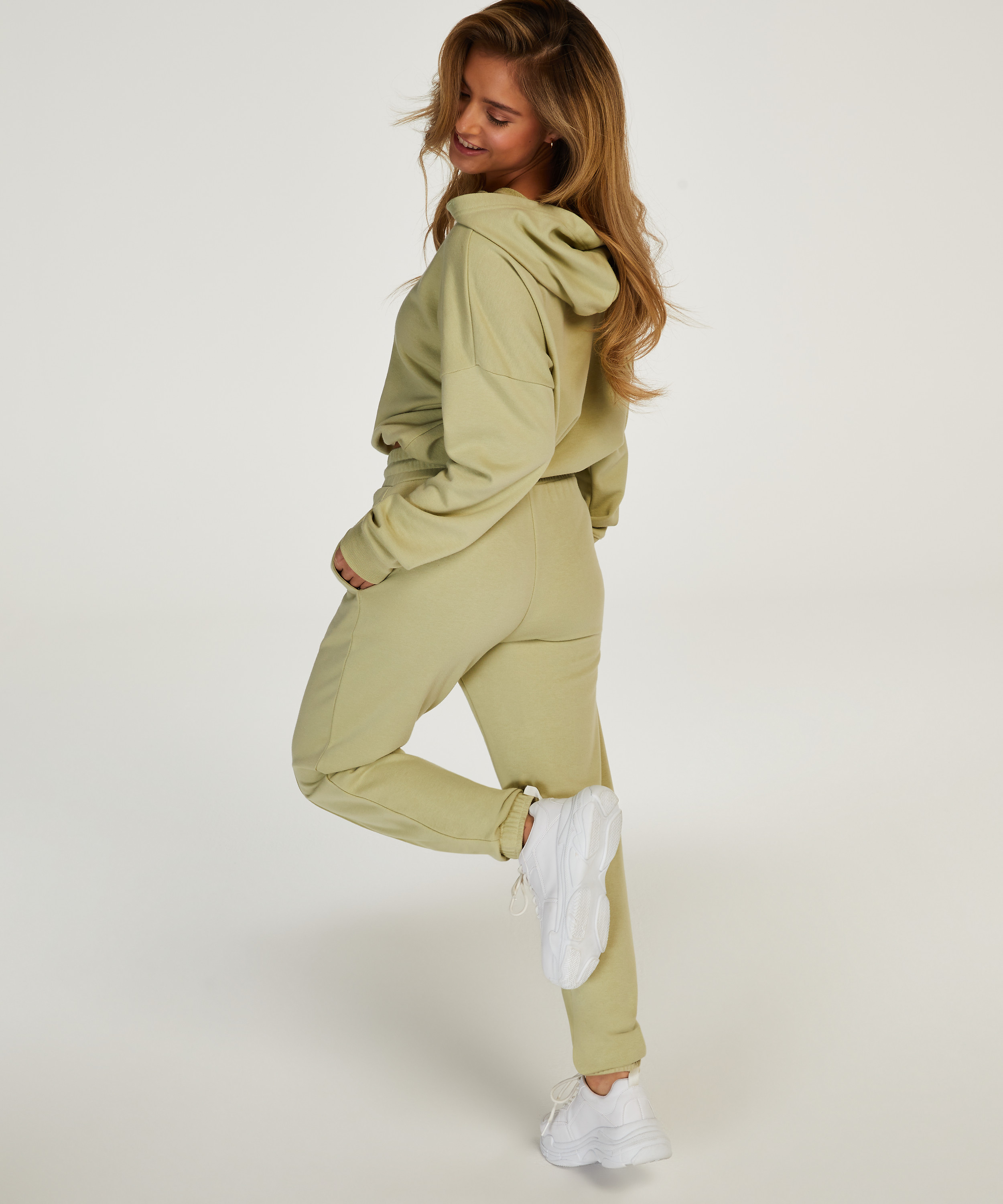 Snuggle Me Joggers, Green, main