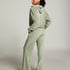 Velours Long-Sleeved Jacket, Green