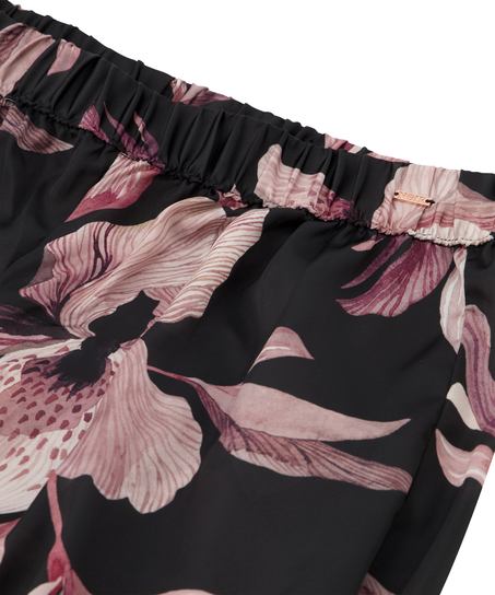 Palazzo Trousers, Black