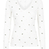 Pointelle Pyjama Top, White