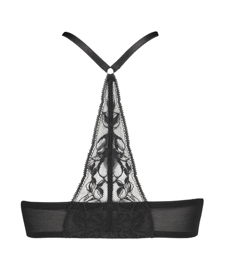 Marit Padded Push-Up Underwired Bra, Black