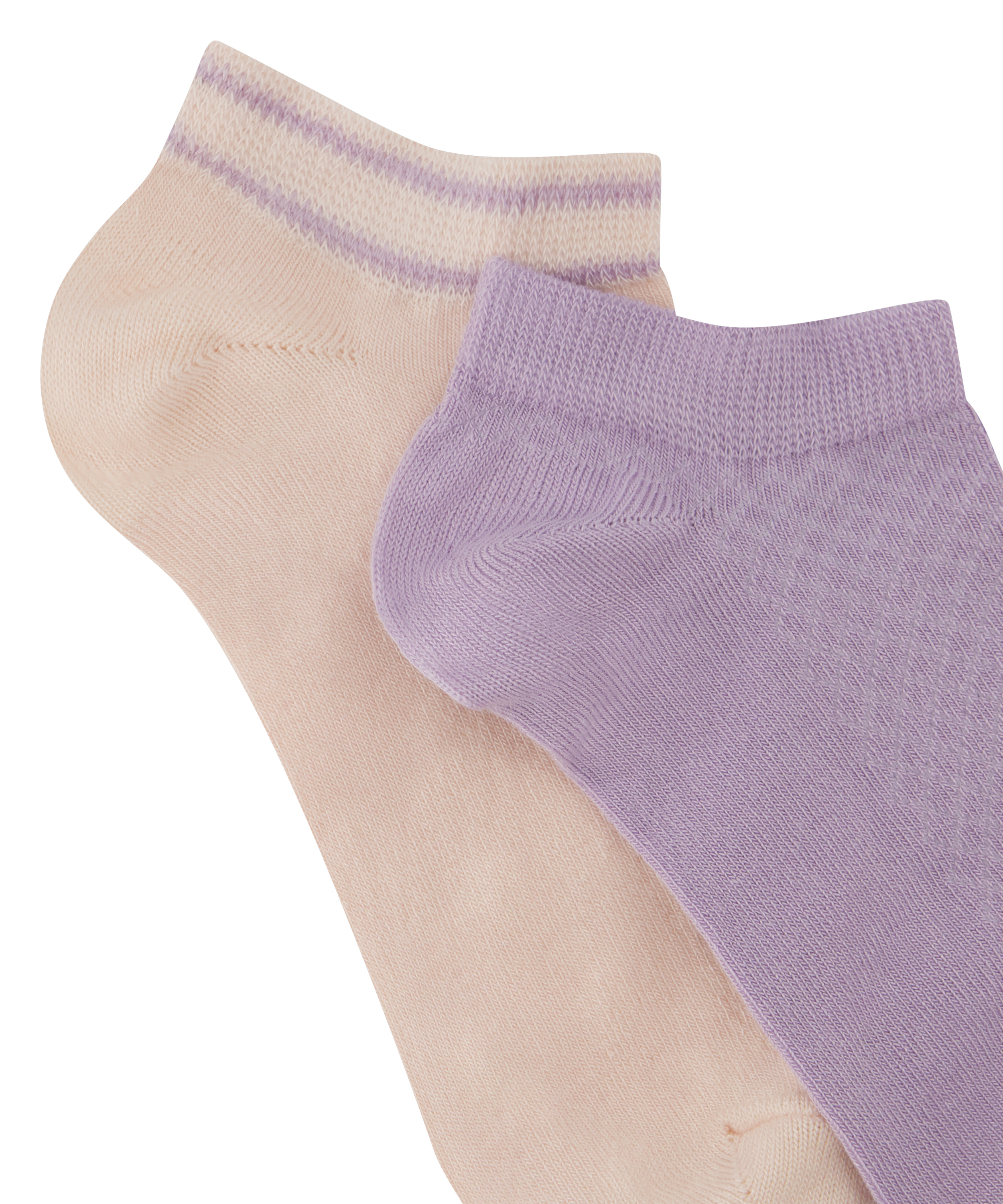 2 Pack Viscose Trainerliners, Purple, main
