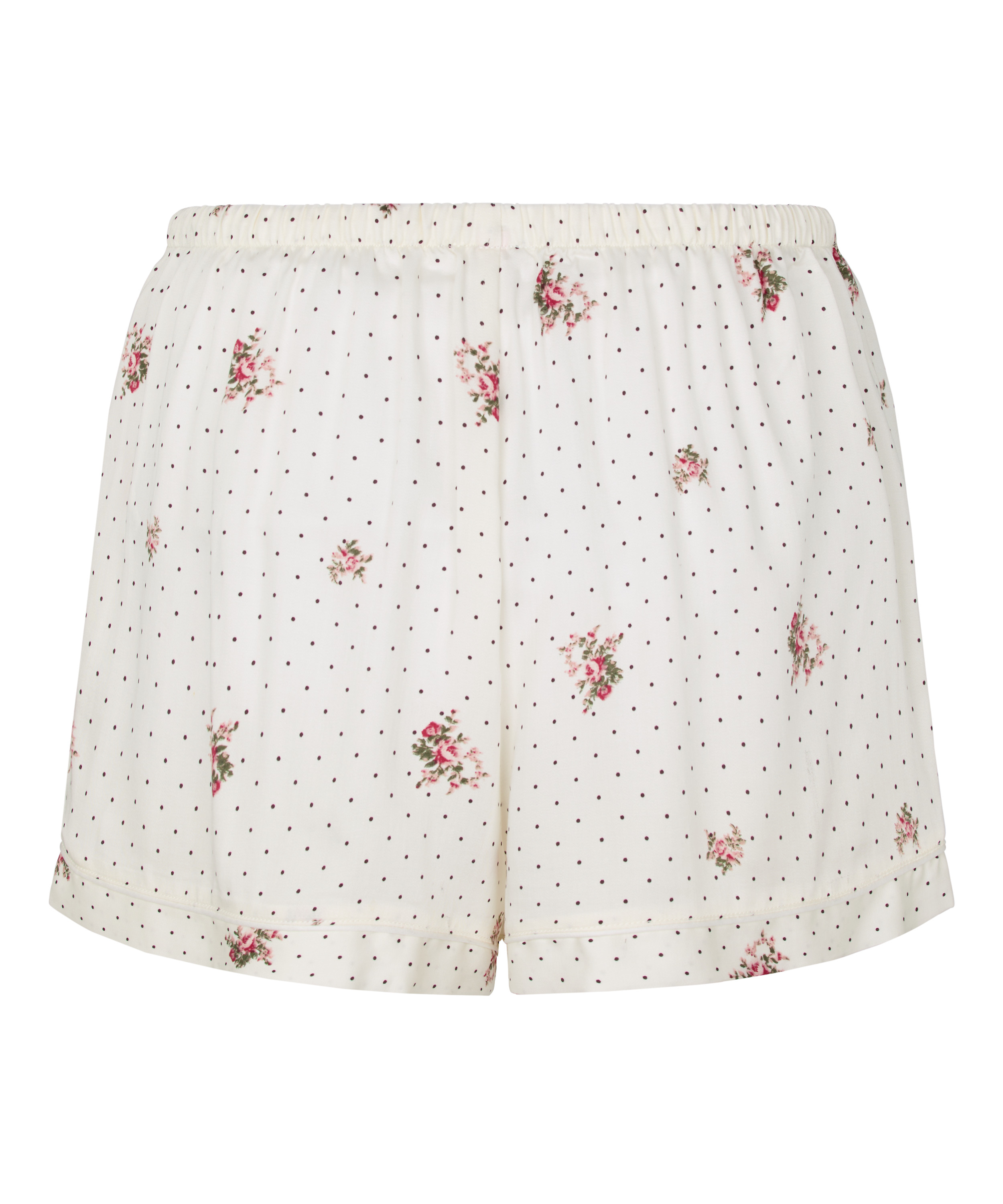 Pyjama Short Satin, White, main