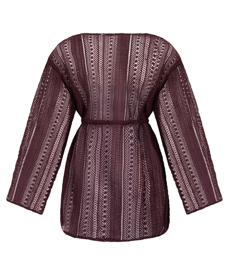 Beach Crochet Kaftan, Purple