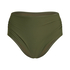 High Waisted Bikini Bottom Luna, Green