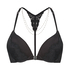 Lorena Padded Underwired Push-Up Bra, Black