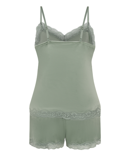 Velours Pyjama Set, Green