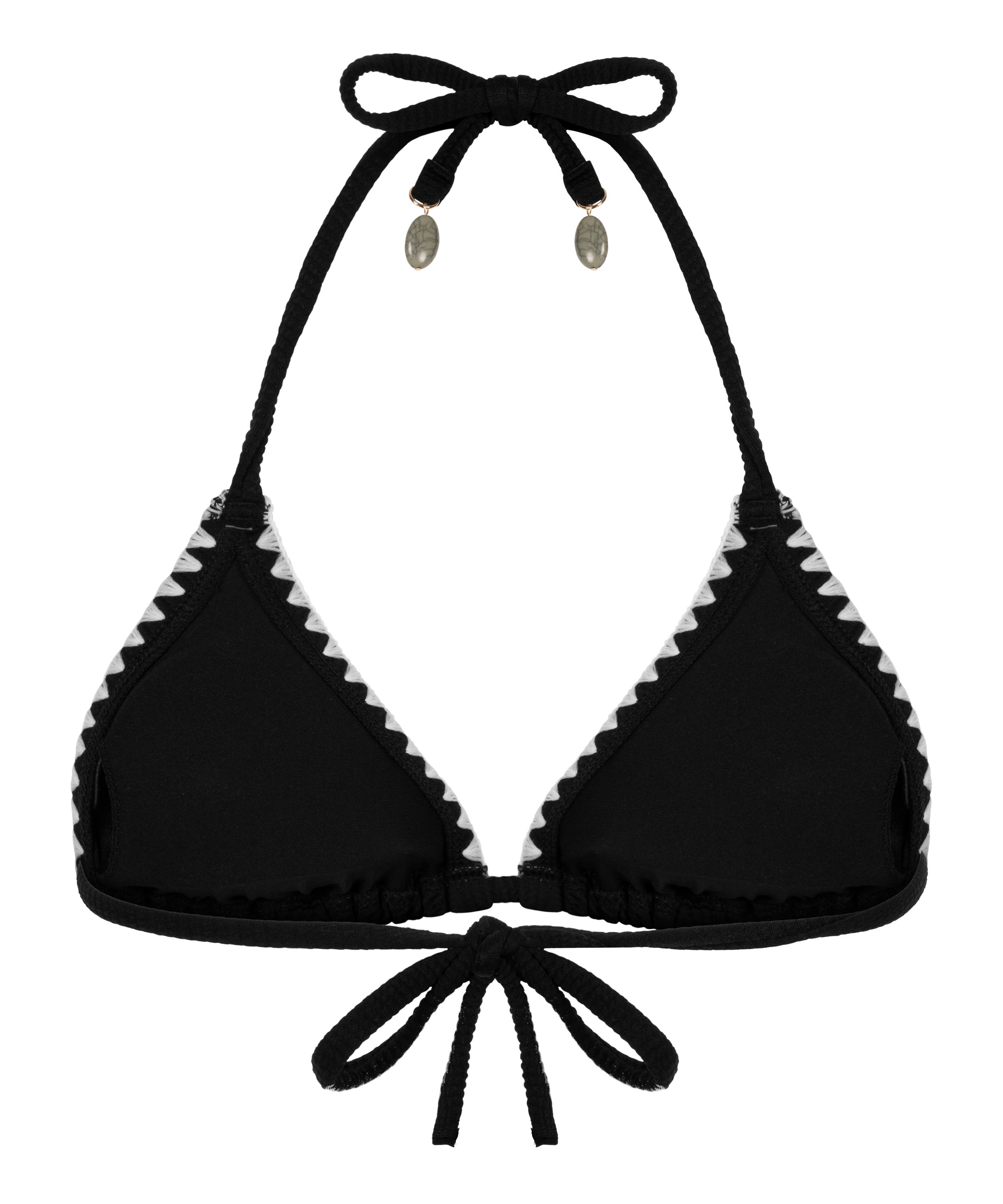 Kenya Triangle Bikini Top, Black, main
