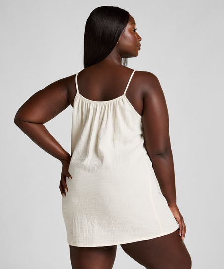 Muslin Slipdress, White