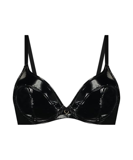 Seductress Padded Underwired Bra, Black