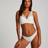 Mesh thong, White