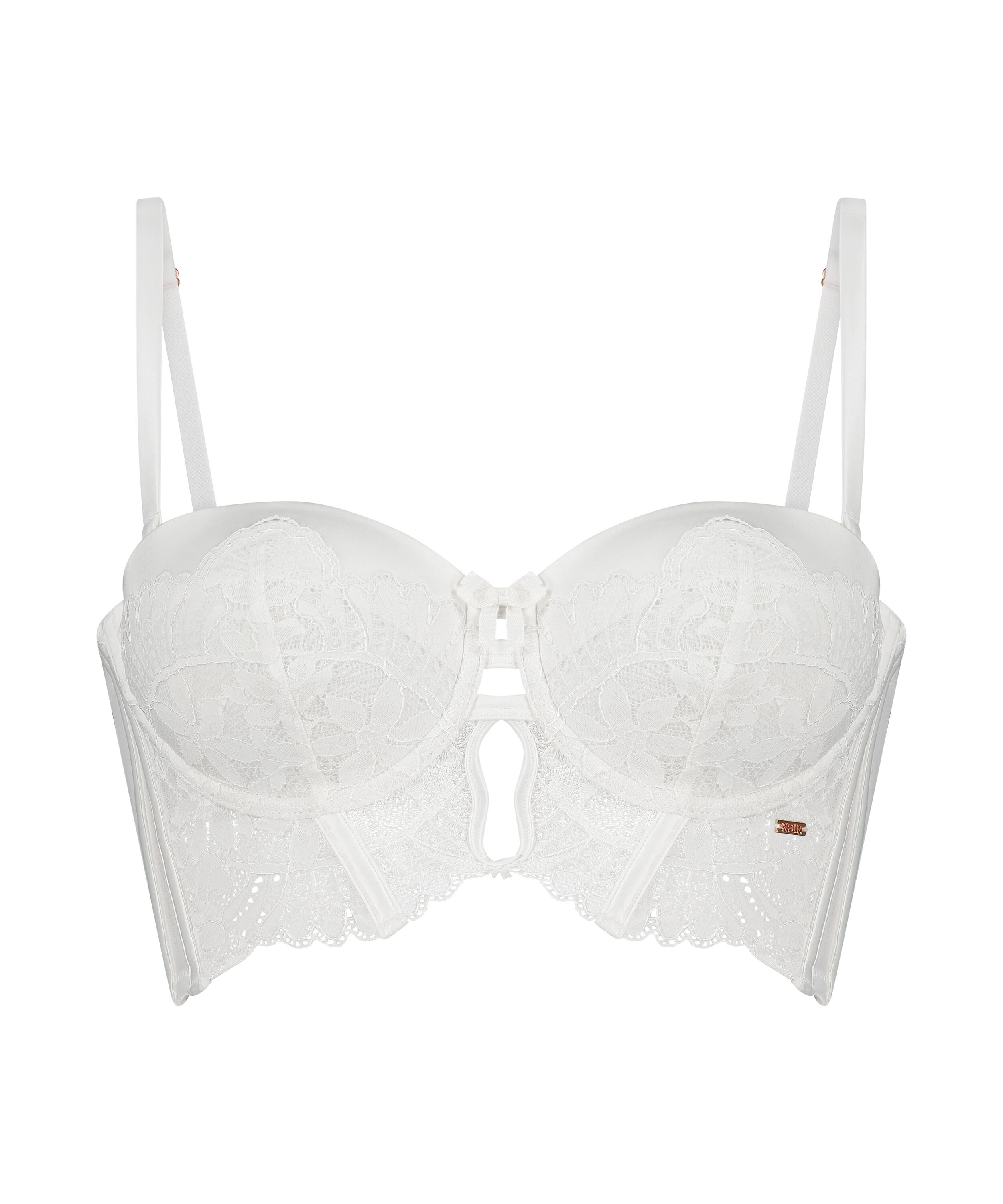 Jamie Padded Underwired Strapless Bra, White